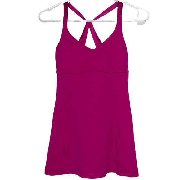Lululemon Practice Daily Raspberry Tank 4 - Picture 2 of 6